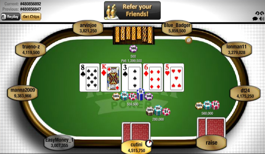Play free online texas hold